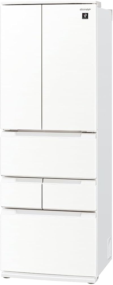 Amazon | シャープ 冷蔵庫 幅65.0cm 457L ピラーレスフレンチドア SJ