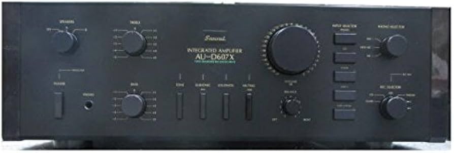 Amazon | プリメインアンプ サンスイ AU-D607X | SANSUI 山水 サンスイ