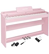 Amazon | KIMFBAY 電子ピアノ 88鍵盤 ハンマーアクション鍵盤 木製