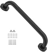 Amazon.co.jp: 手すり お風呂 浴槽 手すり ブラック 長い40cm 1個