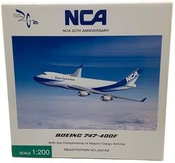 Amazon.co.jp: NCA 日本貨物航空 20周年記念 BOEING 747-400F 1/200