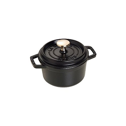 Amazon | [ストウブ] staub ミニ ココット ラウンド 14cm ブラック 鍋