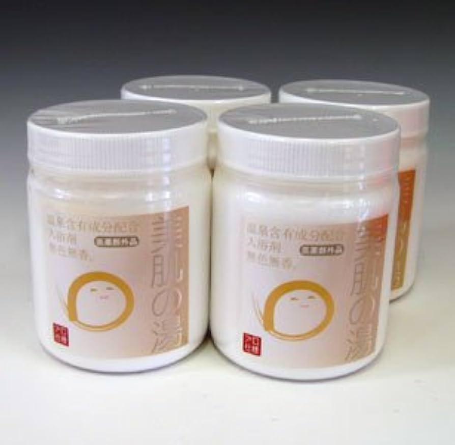 Amazon.co.jp: 温泉入浴剤 アルカリ単純泉PH9.5 美肌の湯600g 4本