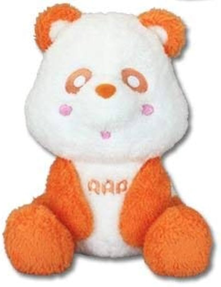 Amazon.co.jp: AAAえ～パンダ ふさふさBIGぬいぐるみ1 橙 オレンジ