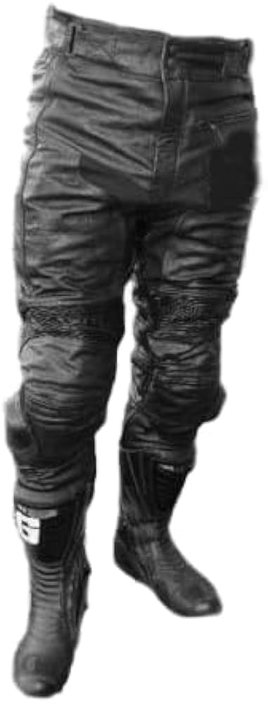 Amazon.co.jp: 本革 レザーパンツ バンクセンサー付 ブーツイン なめし