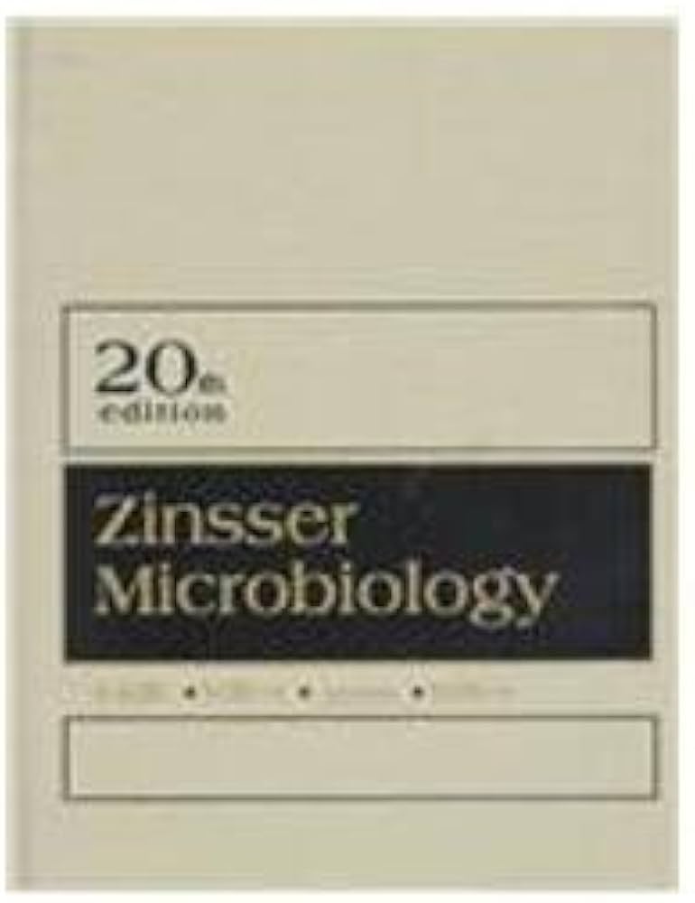 Zinsser's Microbiology: 9780838599839: Medicine & Health Science
