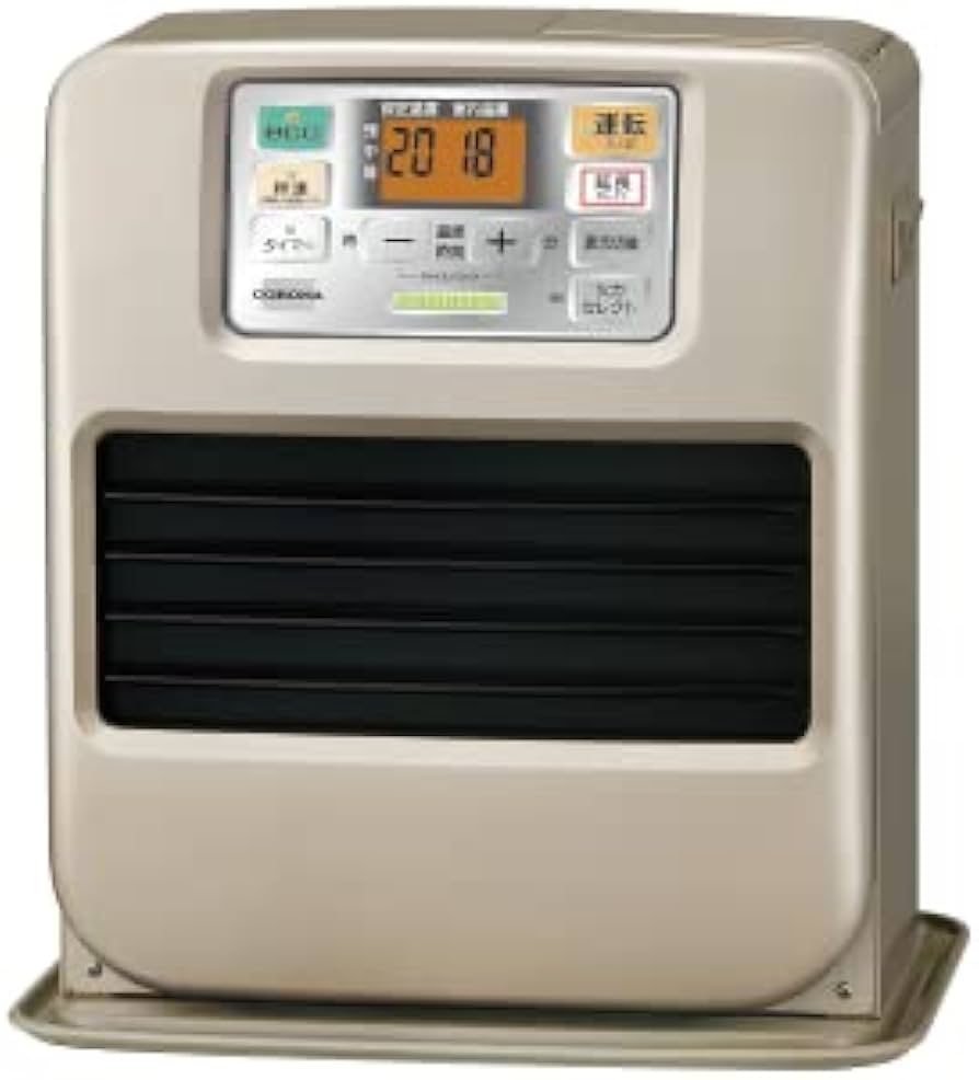 Amazon | コロナ：石油ファンヒーター（リモコン付）(シャンパン