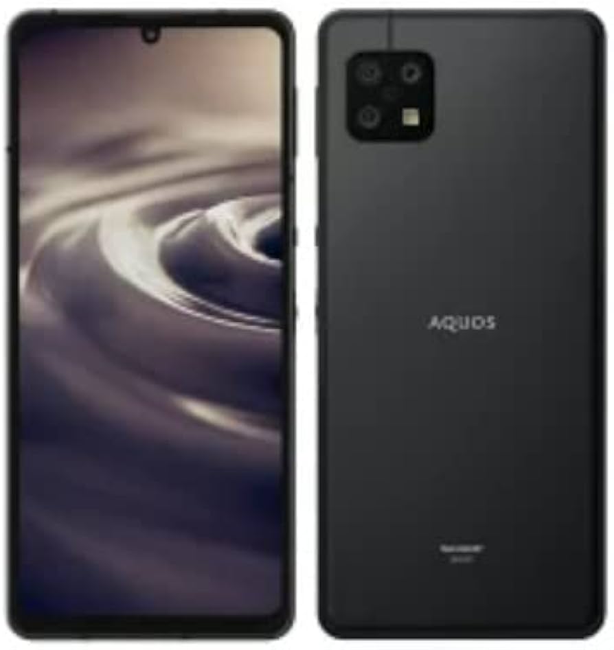 Amazon | AQUOS sense6s SH-RM19S ブラック SIMロック解除済みBlack