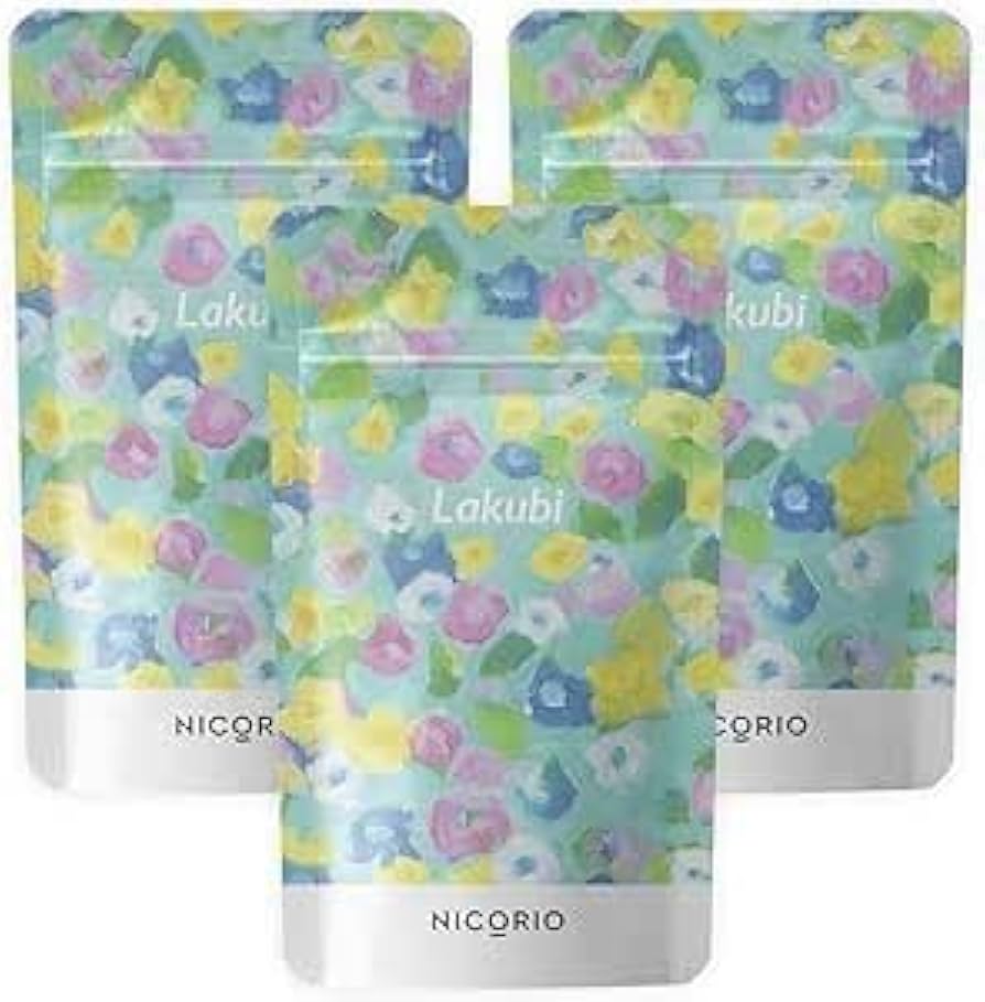 Amazon | NICORIO ニコリオ Lakubi ラクビ 3袋93粒【約1,700万個の