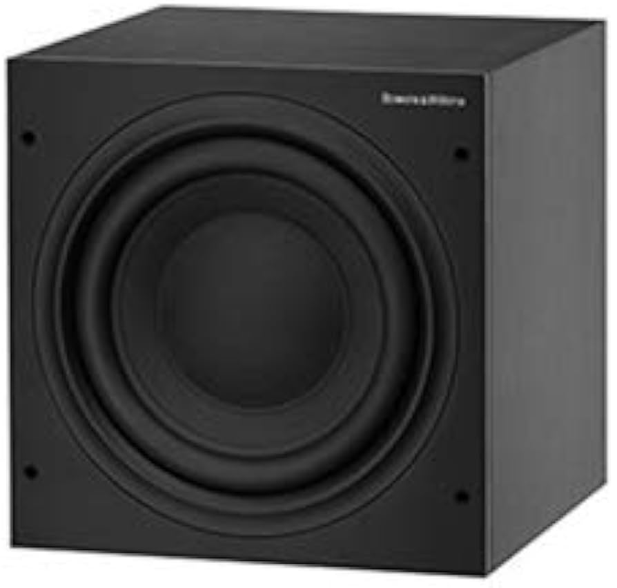Amazon.co.jp: B&W サブウーファー(1台) マット・ブラック ASW608/MB