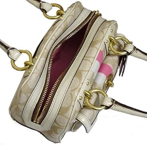 Amazon | [コーチ] COACH ヘリテージ ストライプ スモール ドームド