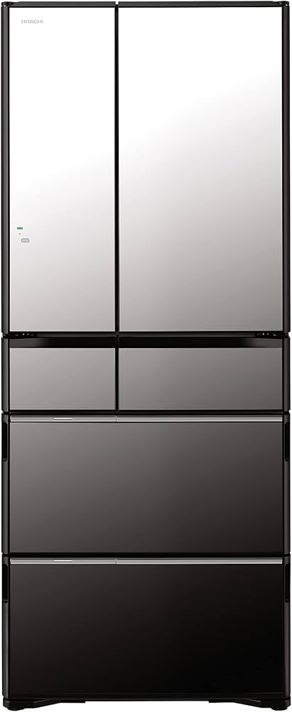 Amazon | 日立 冷蔵庫 幅75cm 615L クリスタルミラー R-WXC62N X 6ドア