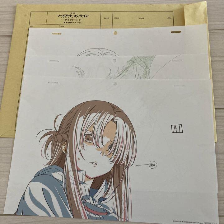 Amazon.co.jp: SAO ソードアート オンライン 特典 複製原画 アスナ