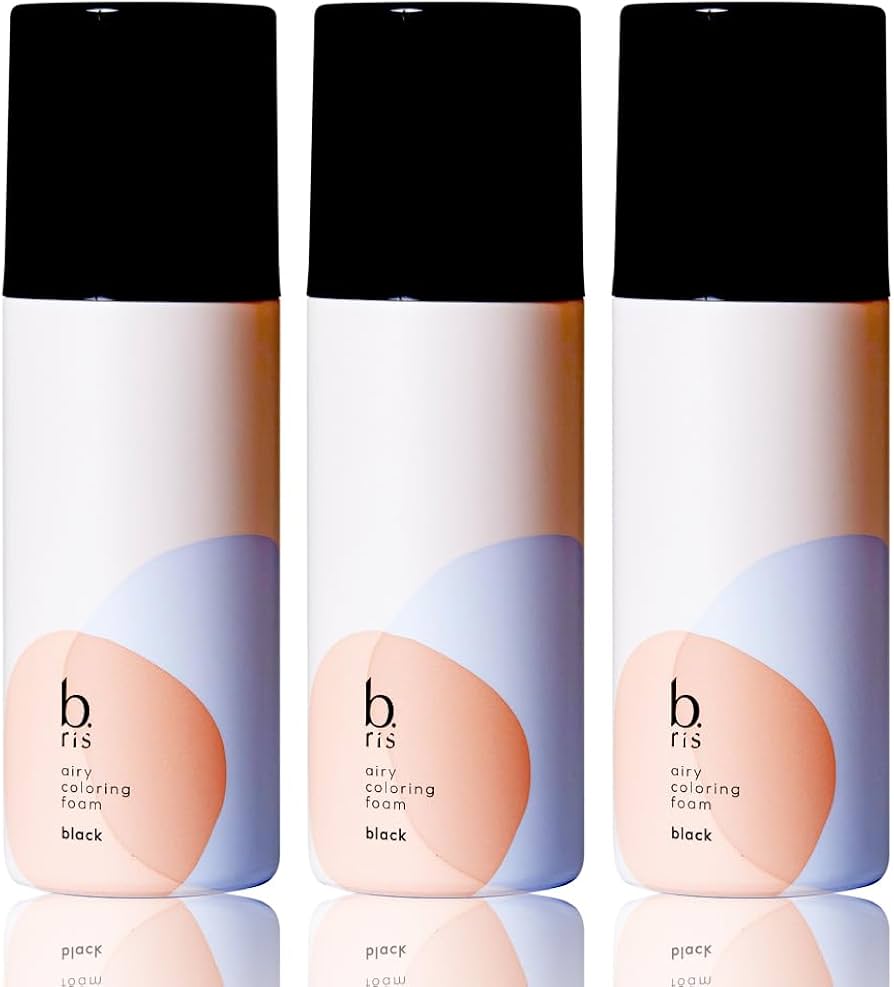 b.ris ビーリス エアリーカラーリングフォーム ブラック 5本 b.ris