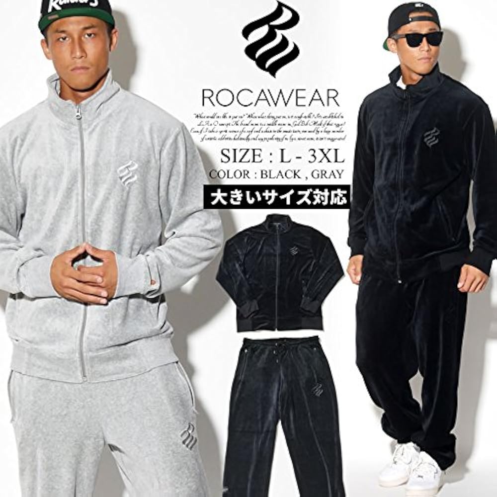 Amazon | ROCA WEAR（ロカウェア） スウェット 上下 メンズ ブランド