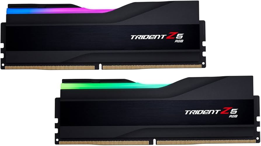 Amazon.com: 64GB G.Skill DDR5 Trident Z5 RGB 6400MHz CL32 1.40V