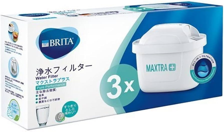 Amazon｜ブリタ マクストラ ピュアパフォーマンス交換フィルター 3個