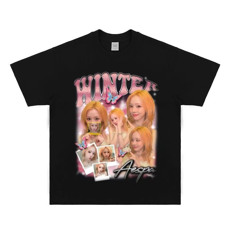 Amazon.co.jp: エスパ AESPA ウィンター グッズ Tシャツ ツアー 応援服