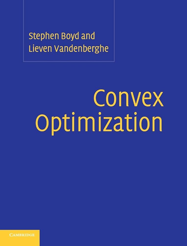 Amazon.com: Convex Optimization: 9780521833783: Boyd, Stephen