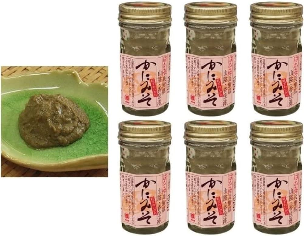Amazon.co.jp: 蟹味噌 瓶 かにみそ 60g 6個パック 紅ずわい 100% 濃厚