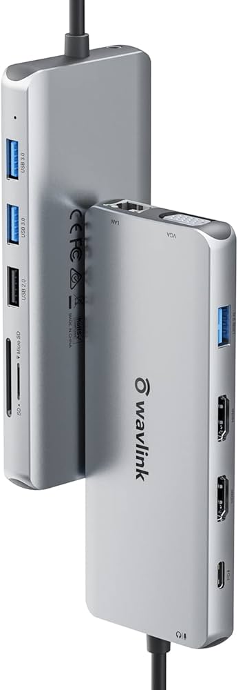 Amazon | WAVLINK ドッキングステーション type c/USBアダプター
