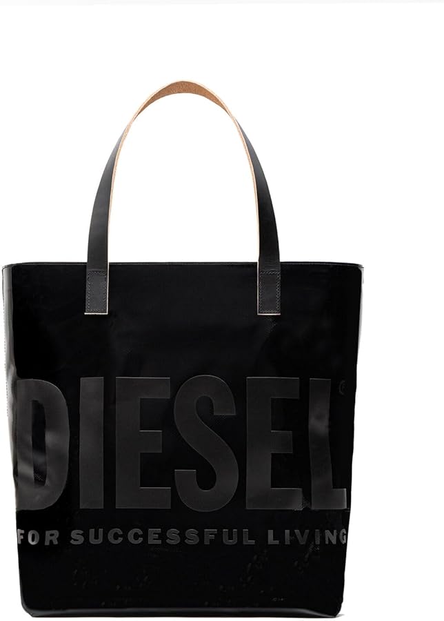Amazon | [ディーゼル] レディース トートバッグ PVC UNI ブラック