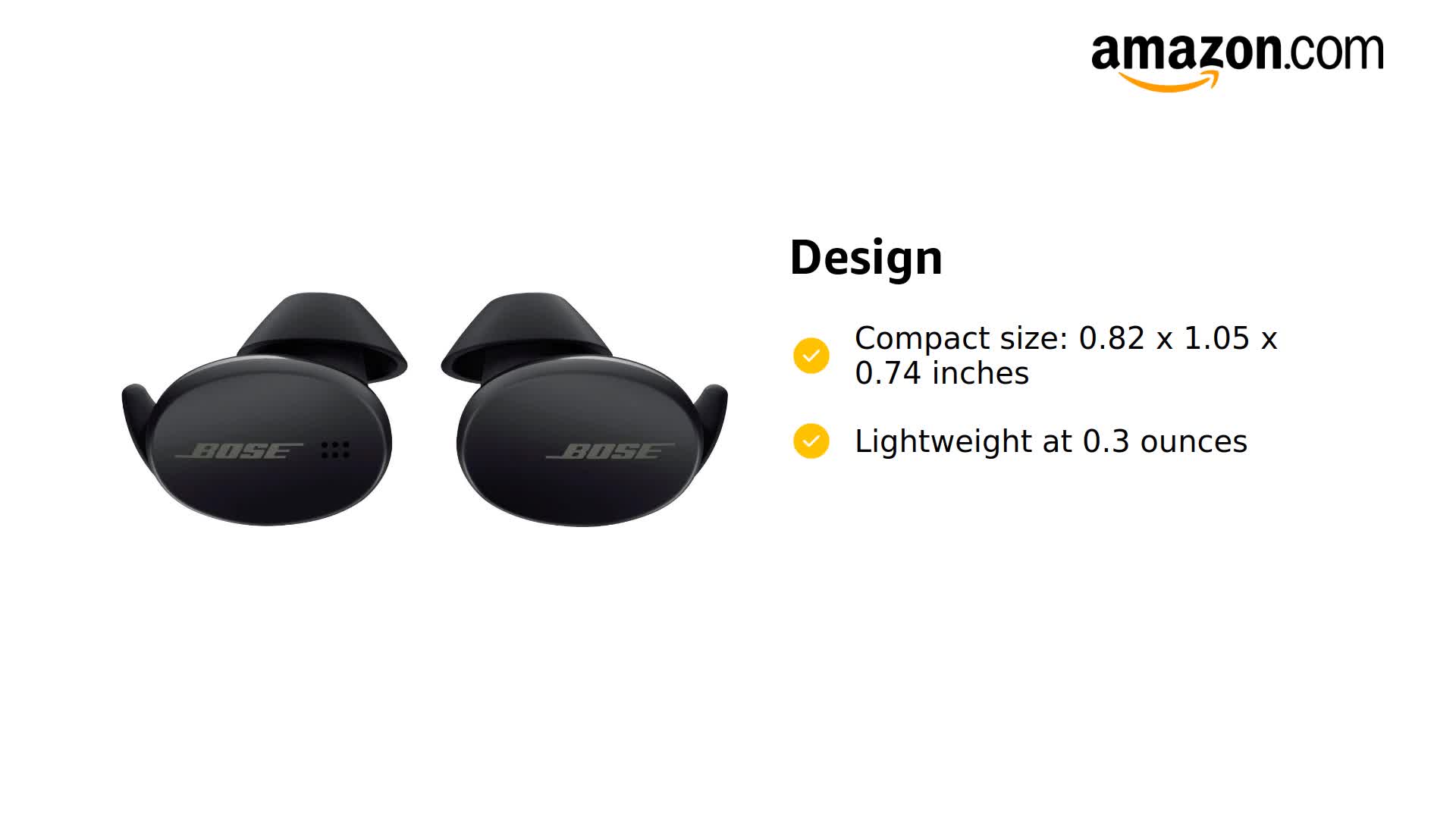 Amazon.com: Bose Sport Earbuds - True Wireless Earphones