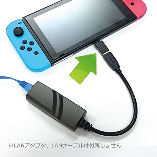 Amazon.co.jp: Switch用LANアダプタ接続USBアタッチメント : ゲーム