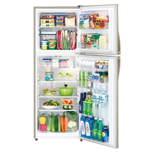 Amazon.co.jp: シャープ 228L 2ドア冷蔵庫（ゴールド系）SHARP SJ-23W