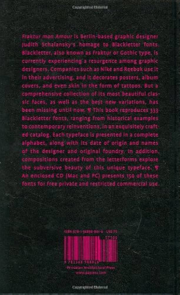 Fraktur mon Amour: Schalansky, Judith: 9781568988016: Amazon.com