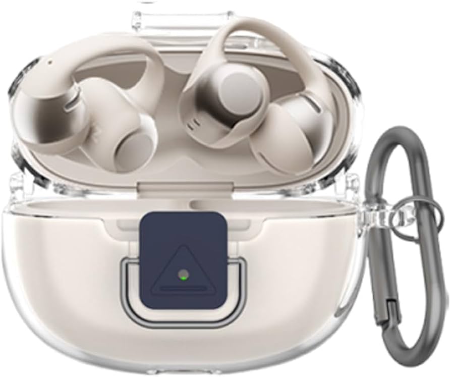 Amazon | Shokz OpenDots ONE用の ケース カバー ロック機能 透明感