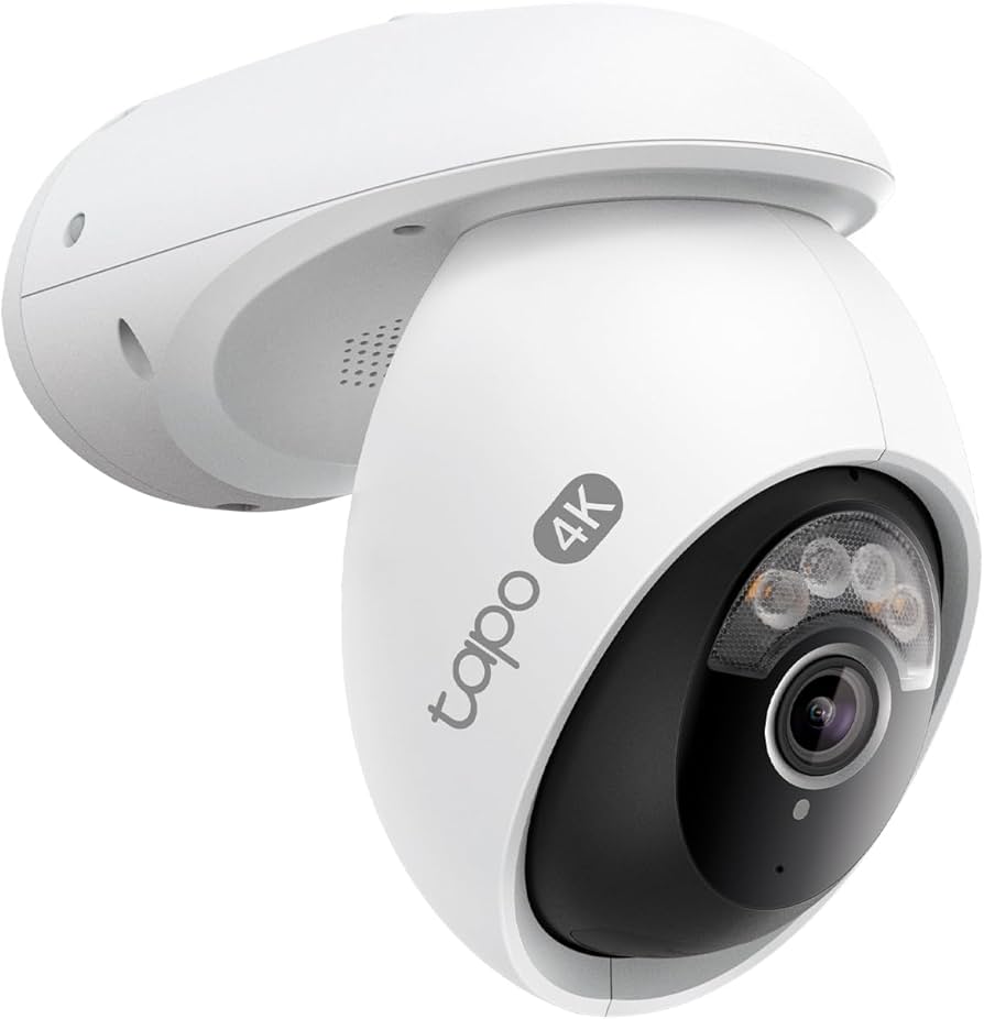 Amazon.com : Tapo 4K 8MP Wired Pan/Tilt Outdoor Security Camera