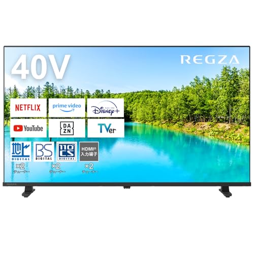 REGZA テレビ TV レグザ 40㌅ Netflix Amazonプライム 東芝 テレビ 40