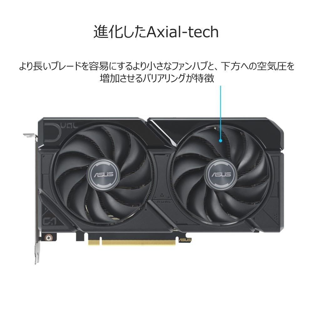 Amazon | ASUS AMD Dual Radeon RX 7600 XT 搭載 ビデオカード OC
