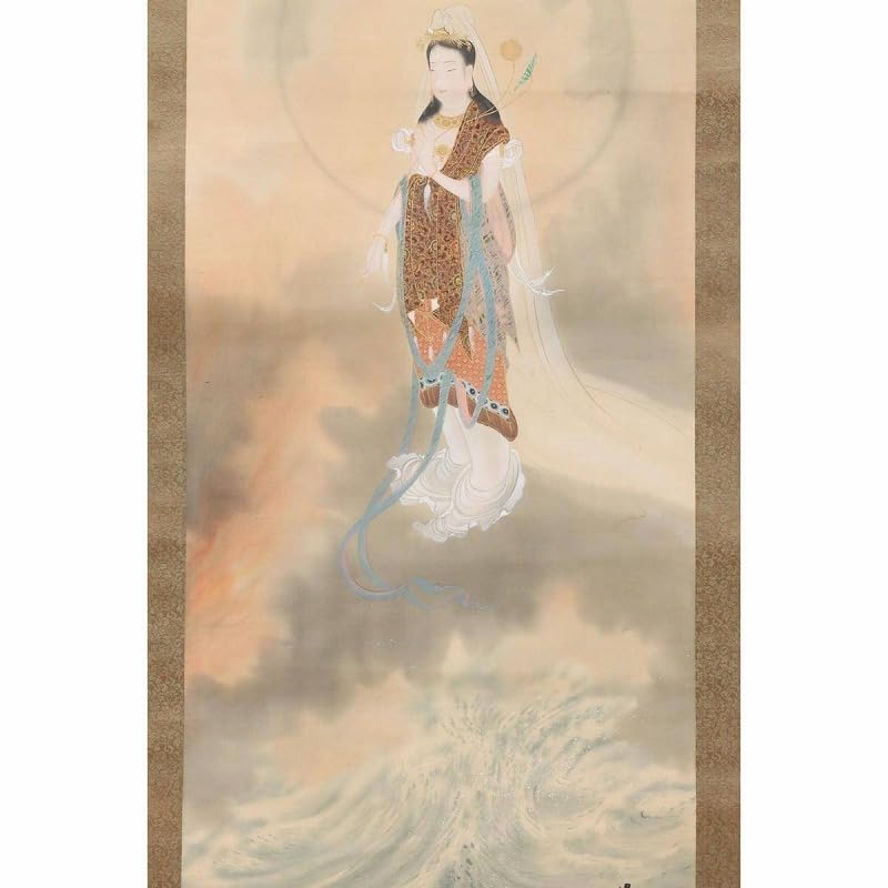 掛軸 大量 113本まとめて 中国書画山水花鳥仏画仏教木版画拓本刺繍