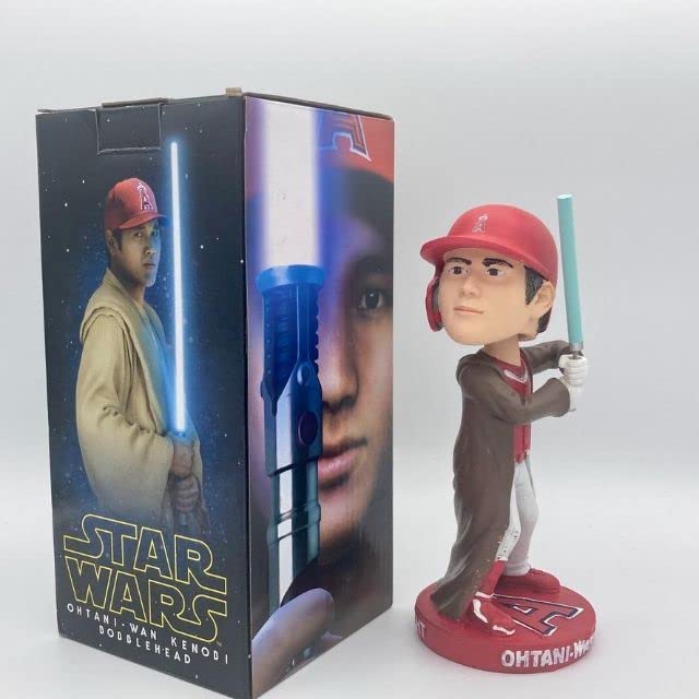 劇レア品 非売大谷翔平 スターウォーズ ボブルヘッド人形 ワン 日本未