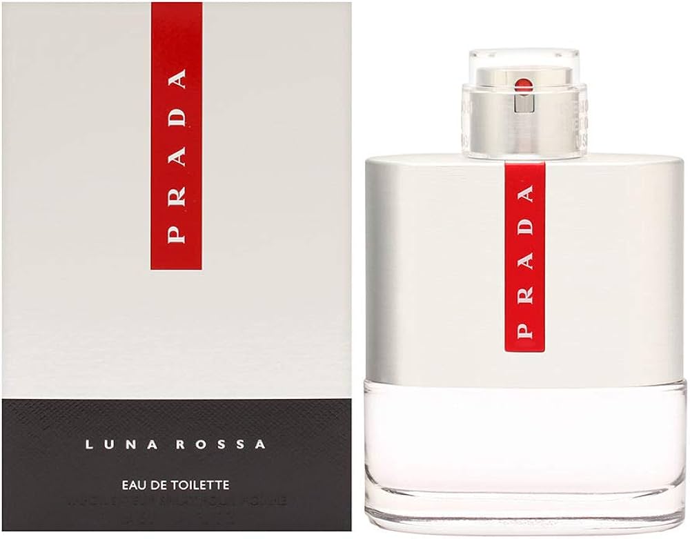Amazon.com : Prada Luna Rossa Eau De Toilette Spray For Men, 3.4