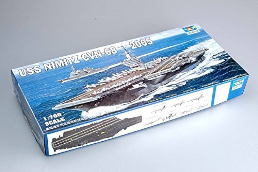 Amazon | トランペッター 1/700 アメリカ海軍 ニミッツ級原子力