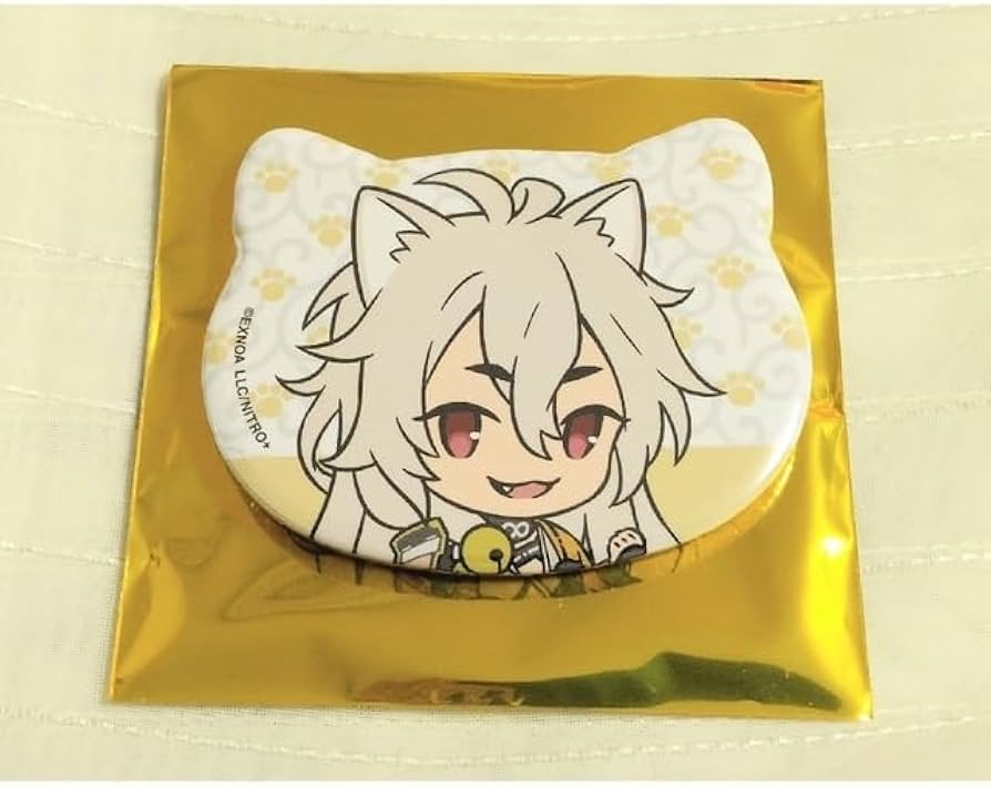 Amazon.co.jp: 刀剣乱舞 刀猫男士 とうにゃん 猫耳缶バッジ 小狐丸