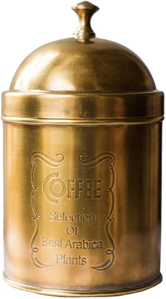 Amazon｜アンティークの銅製の食品貯蔵キャニスター、Ritzy Boxでの