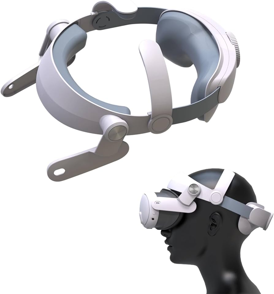 Amazon | sikiwind for Meta Quest 3 調節可能な VR ヘッドストラップ