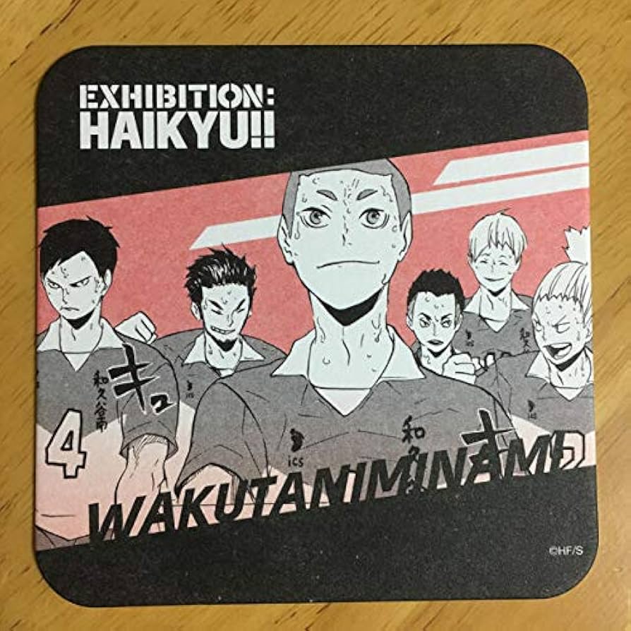 Amazon｜ハイキュー 原画展 アートコースター 和久南高校｜コースター