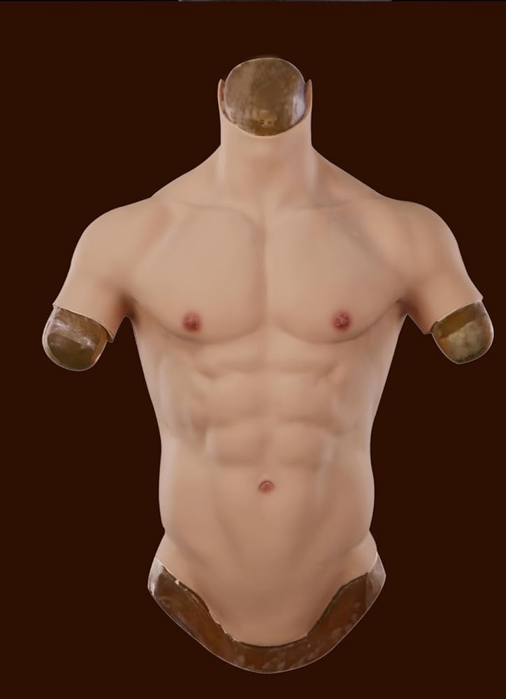 Amazon.co.jp: [HUWAHUWA] 筋肉スーツ ファスナー付き イケメン筋肉