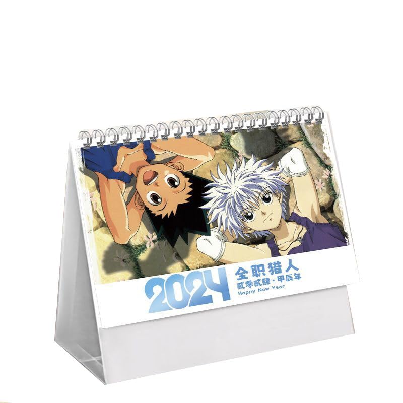 Amazon.co.jp: JIACAI ハンターハンター カレンダー 2024 年 卓上