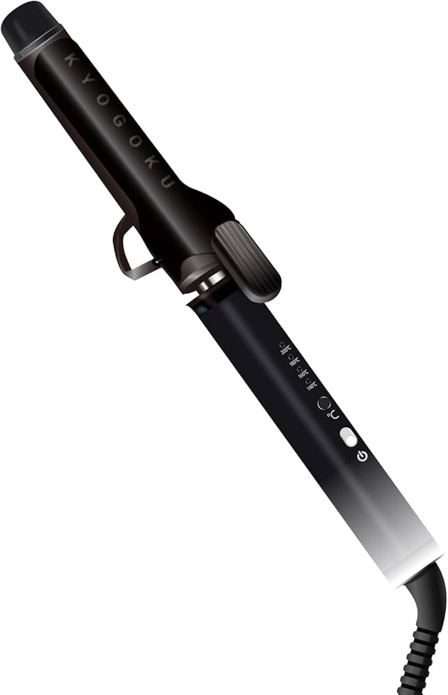 Amazon | KYOGOKU ナノシルク ケラチン カールアイロン 32mm 美容室