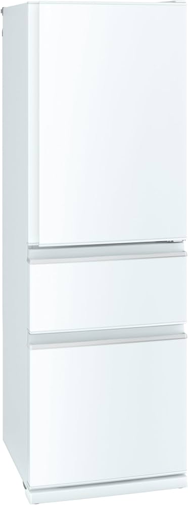 Amazon | 三菱電機 冷蔵庫 幅60cm 365L 左開き 3ドア 野菜室真ん中
