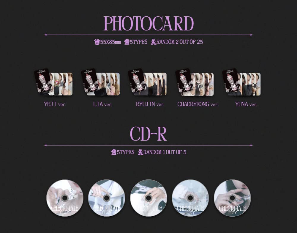 Amazon.co.jp: ITZY (イッジ) - CHECKMATE STANDARD EDITION アルバム+