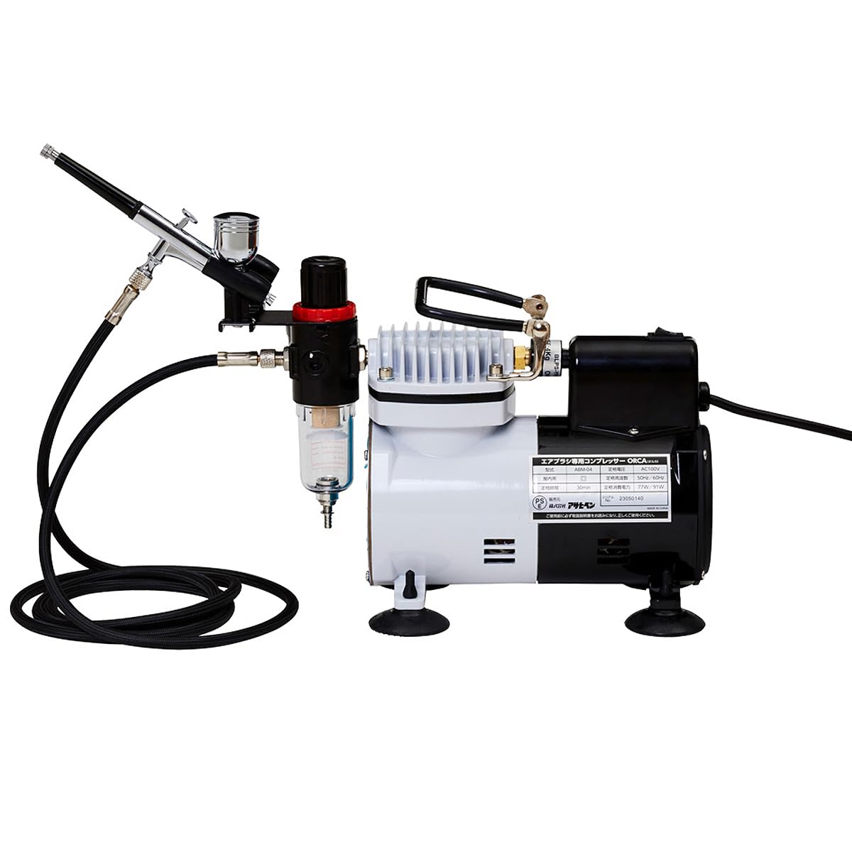 Amazon | アサヒペン エアブラシ専用コンプレッサー ORCA ABM-04