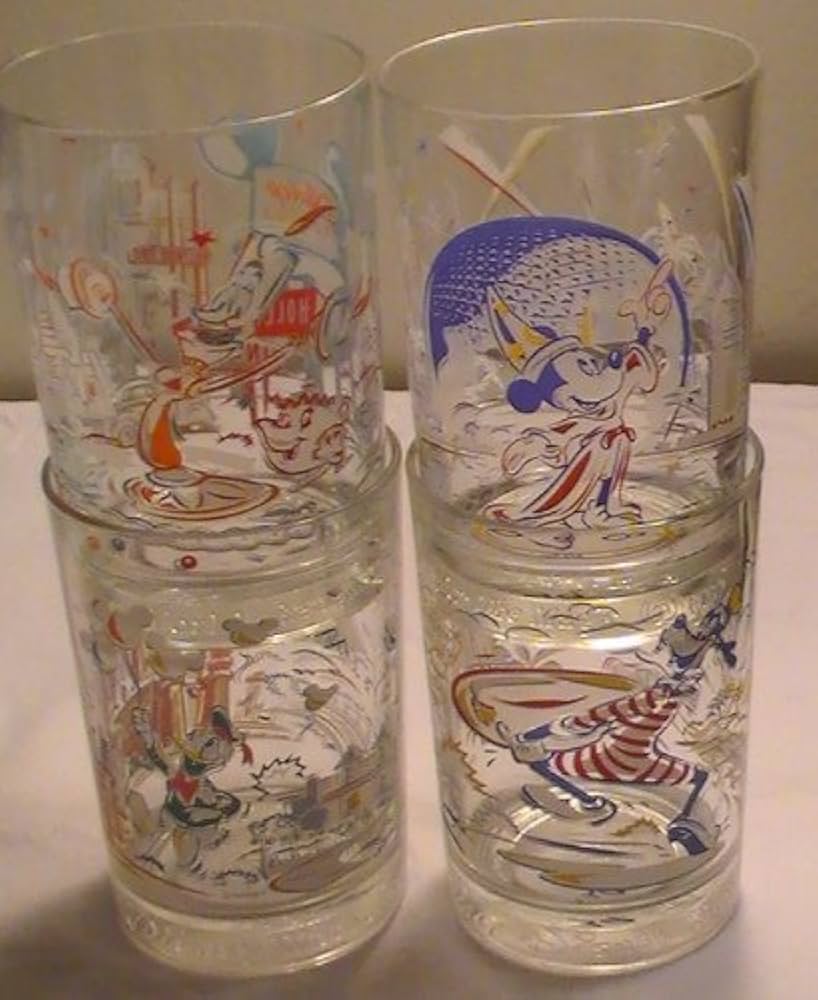 Amazon.com: McDonald's Disney Land 25th Anniversary Disney Glasses