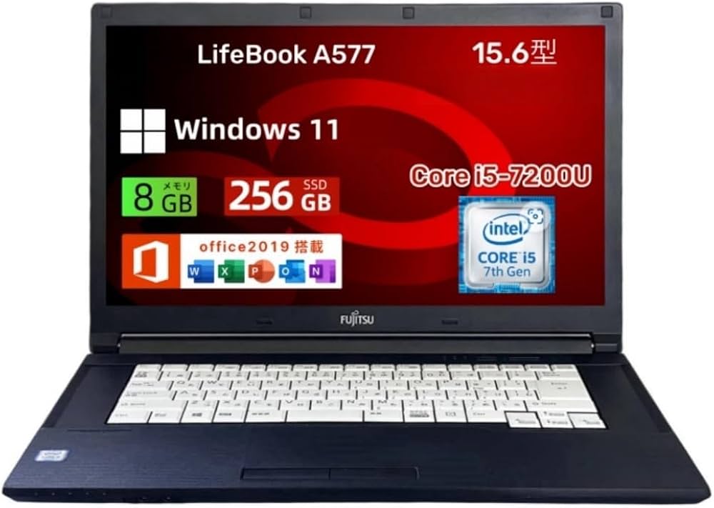 Amazon.co.jp: 【整備済み品】富士通 ノートパソコン LifeBook A577